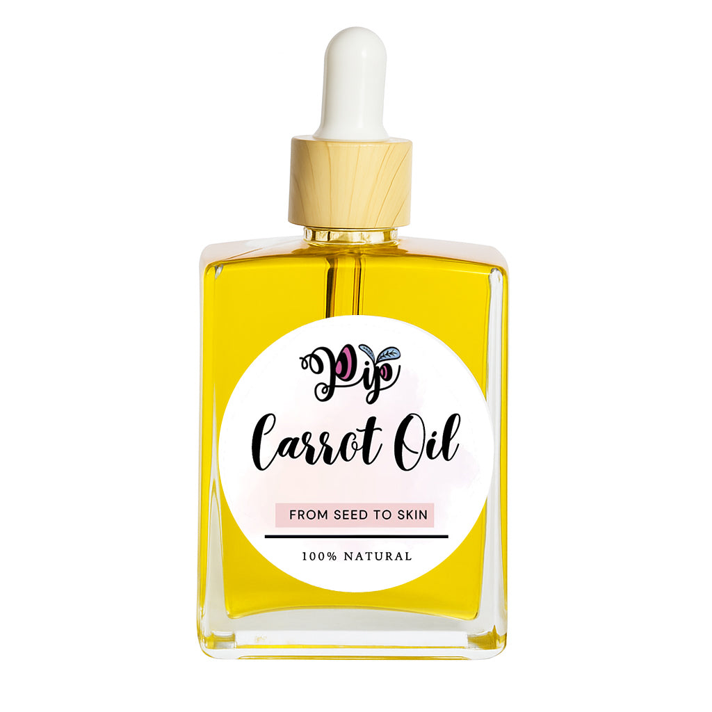 Radiant Glow Carrot Oil 100% Natural | Cold-Pressed | For Skin & Hair